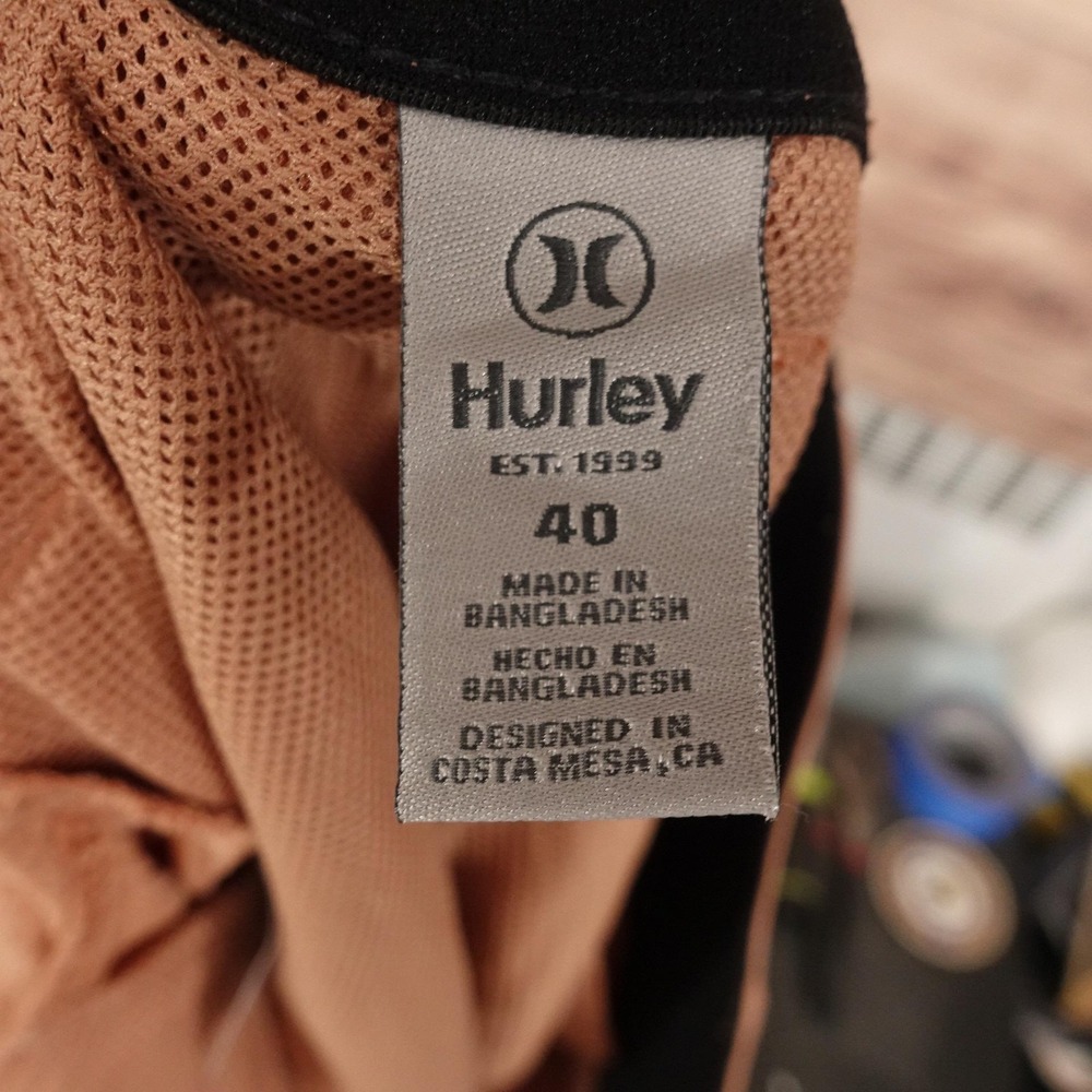 Hurley Shorts Mens 40 Chino Microfiber Stretch 10 Inseam Casual Summer - Picture 8 of 10